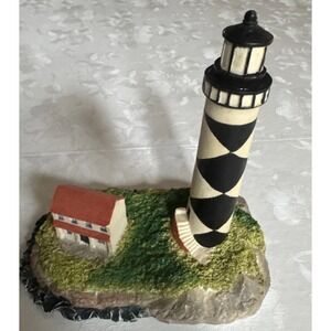 Lighthouses of North America Figurine Cape Lookout NC Giftcraft 1996 Handpainted